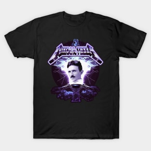 Nikola Tesla -  Heavy Metal Rock Spin Off Graphic by gnarly T-Shirt